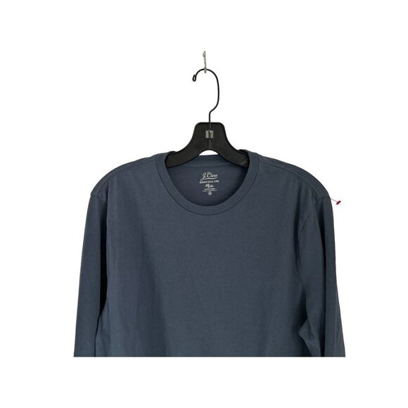 J.Crew Essential Tee Long Sleeve Crewneck Gray Color Size Med - Picture 3 of 7